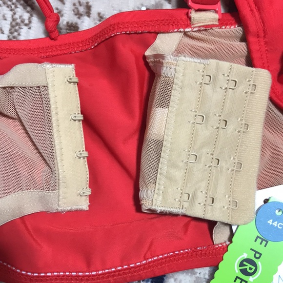 🐲💙Swim By Cacique Red lightly Lined Balconette - Picture 4 of 5